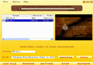 Digiters Video to iPod Converter screenshot